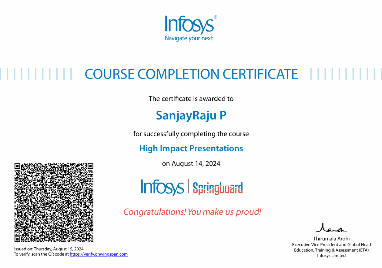 Certificate sample 7